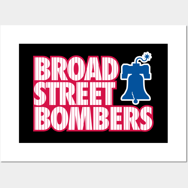 Broad Street Bombers 1 - Black Wall Art by KFig21